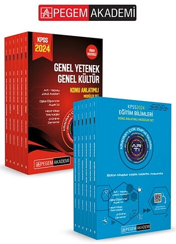 PEGEM MODÜLER SET MATEMATİK KONU ANLATIMI VE SORU BANKASI
