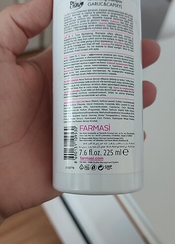Farmasi şampuan