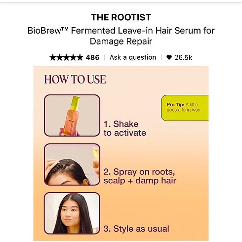 The Rootist BioBrew saç serumu - Görsel 4