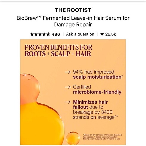 The Rootist BioBrew saç serumu - Görsel 7