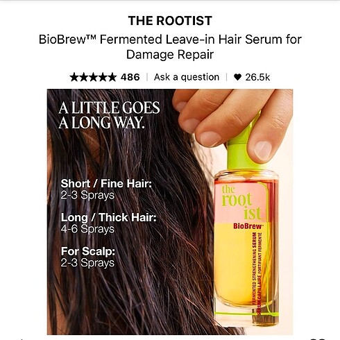 The Rootist BioBrew saç serumu - Görsel 5