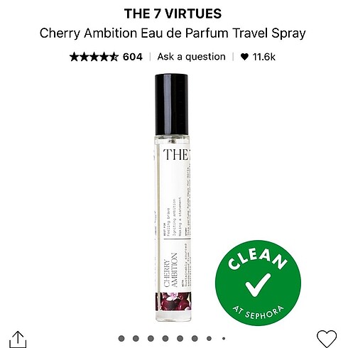 7 virtues cherry ambition parfüm