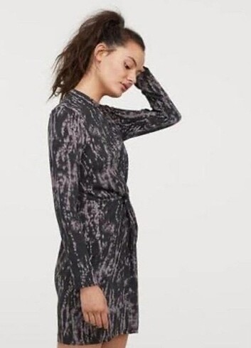 32 Beden H&m Düğüm Detaylı Elbise 32 Beden XXS