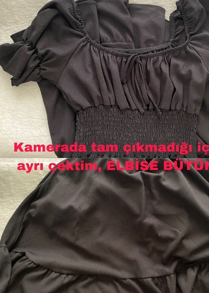 Siyah pinterest elbise - Görsel 2