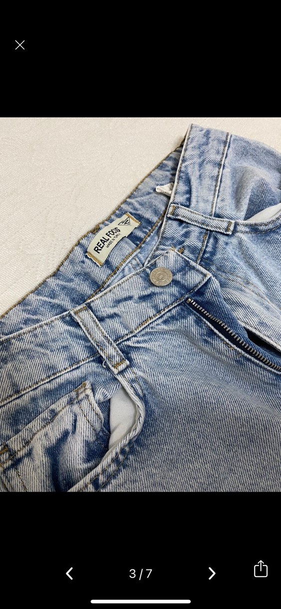 Buz mavisi kot pantolon - Görsel 3