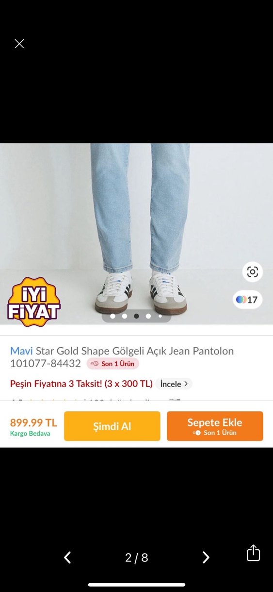 Mavi Kadın Jean - Görsel 2