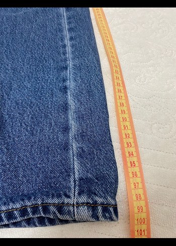 Mavi beli lastikli pantolon - Görsel 4