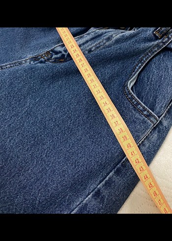 Mavi beli lastikli pantolon - Görsel 3