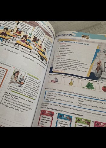 8. Sınıf ingilizce kitabı, test, sözlük - Görsel 3