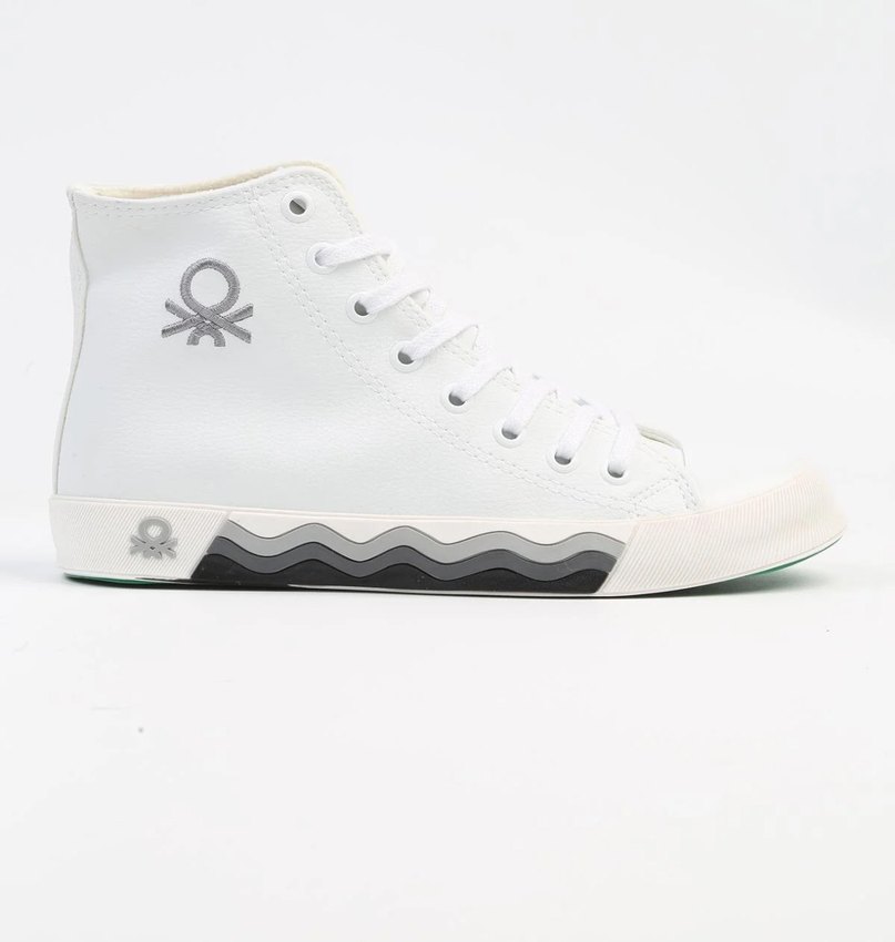 Benetton beyaz sneaker - Görsel 4