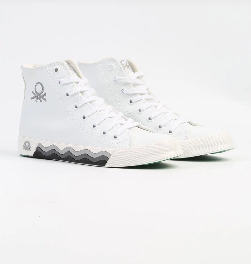 Benetton beyaz sneaker - Görsel 2