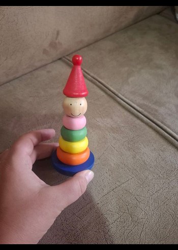 Renkli Ahşap Eğitici Oyuncak