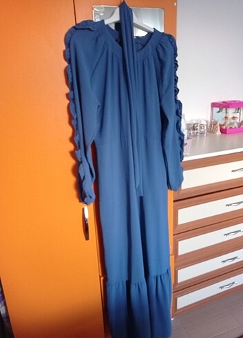 Mavi elbise - Görsel 4