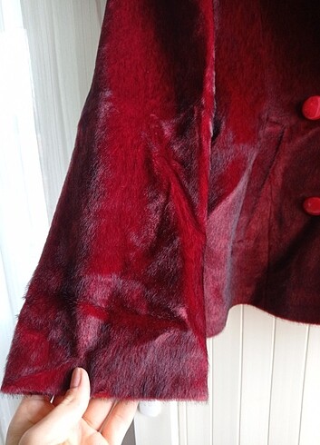 Bordo Kürk - Görsel 5