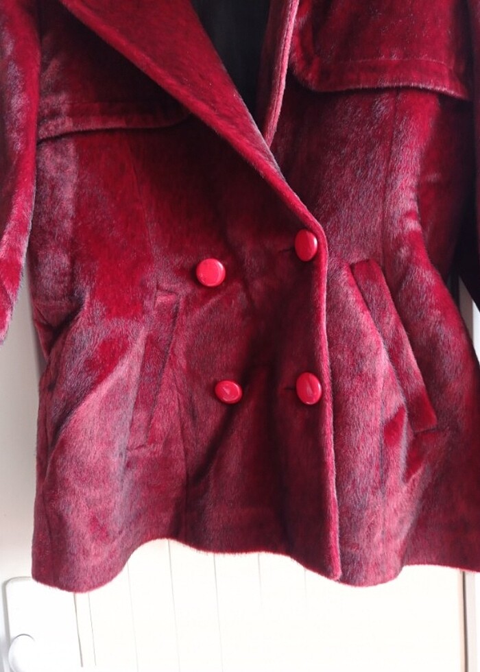 Bordo Kürk - Görsel 4