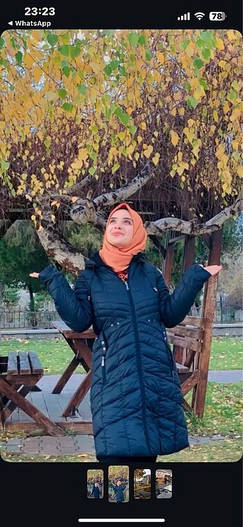 Siyah  şişme mont yeşil rengide mevcut - Görsel 10