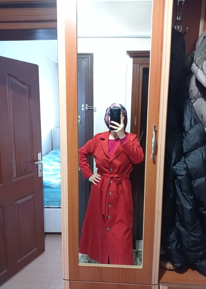 Kiremit trençkot  - Görsel 5