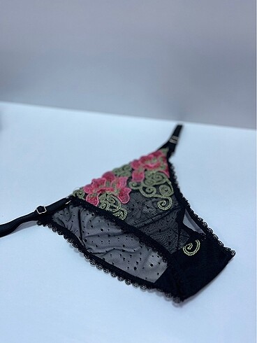 s Beden Brode dantelli bralet takım