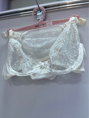 Brode dantelli bralet takım