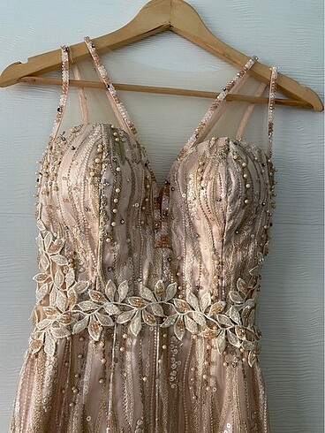 Somon Rengi Abiye - Görsel 2