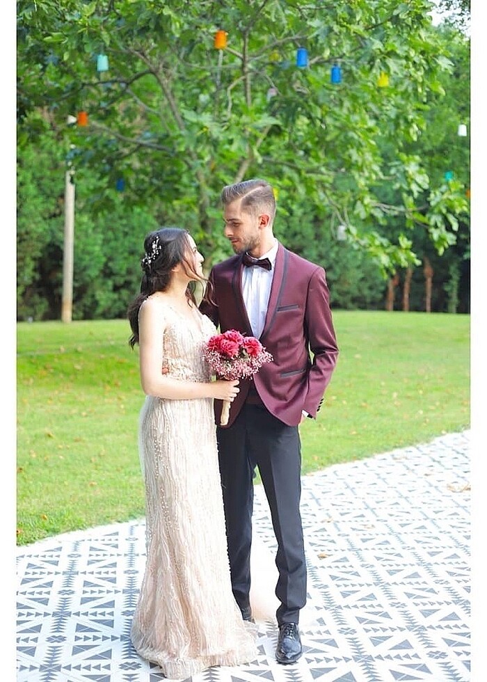 Somon Rengi Abiye - Görsel 3