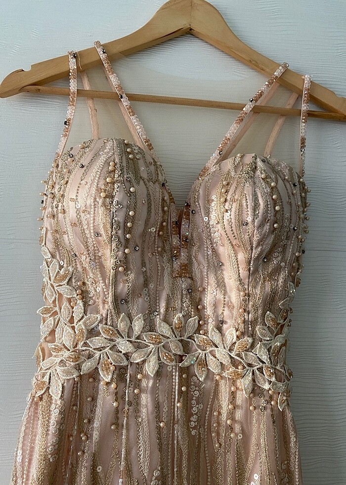 Somon Rengi Abiye - Görsel 2