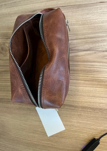 Kahverengi Erkek Hakiki Deri El Çantası - Görsel 2