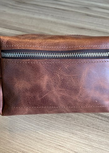 Kahverengi Erkek Hakiki Deri El Çantası - Görsel 4