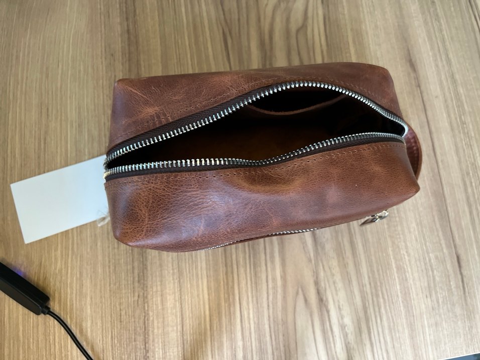 Kahverengi Erkek Hakiki Deri El Çantası - Görsel 3