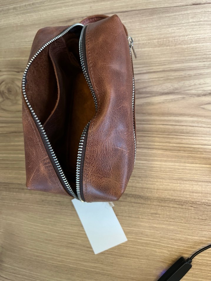 Kahverengi Erkek Hakiki Deri El Çantası - Görsel 2