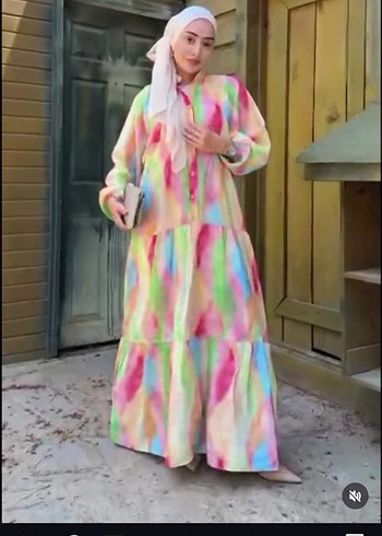 Zara Pembe Çiçek Desenli Bohem Uzun Elbise