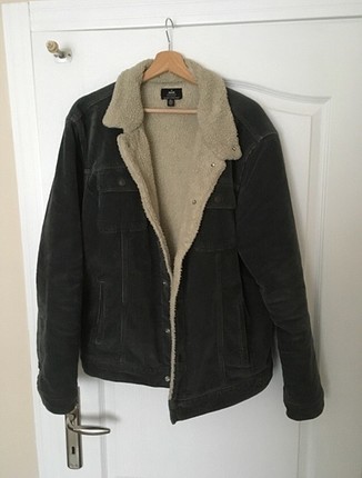 Mavi jeans yünlü kadife ceket/mont