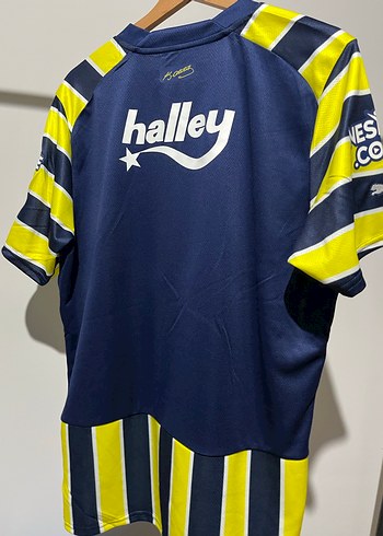 Sarı Lacivert Çizgili Fenerbahçe Orjinal forma - Görsel 3