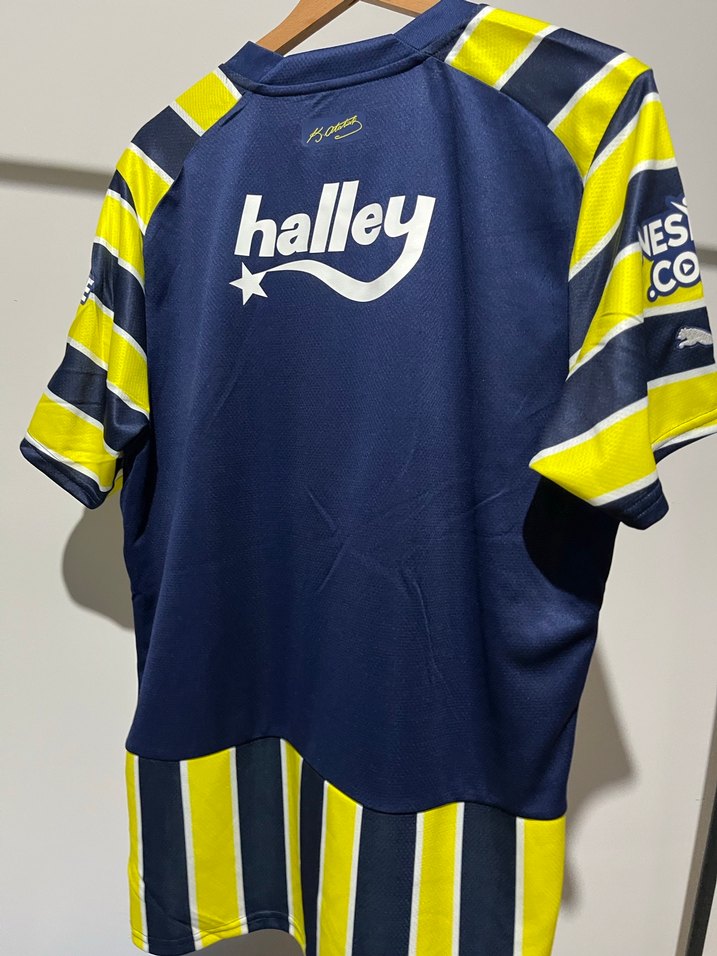 Sarı Lacivert Çizgili Fenerbahçe Orjinal forma - Görsel 3