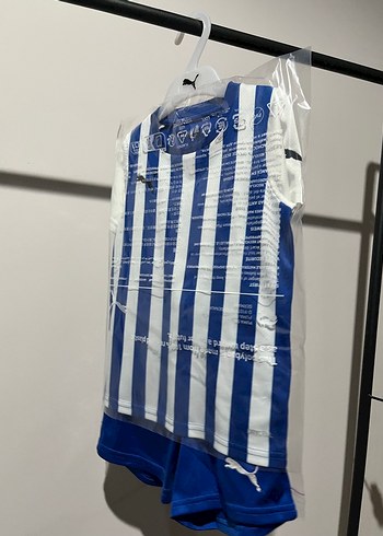 Mavi Beyaz Çizgili çocuk takım - Görsel 3