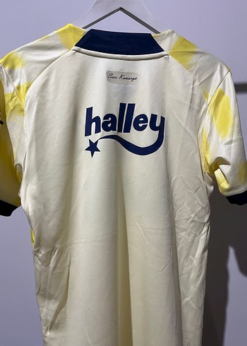 Sarı V Yaka Kısa Kollu Tie-Dye Erkek Forma - Görsel 3