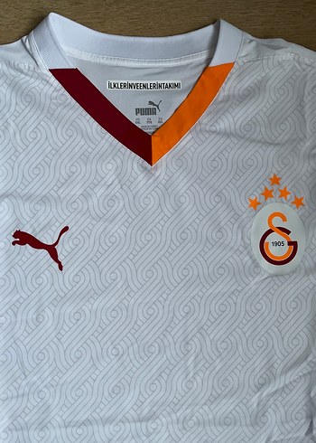 Beyaz Galatasaray Kısa Kollu Forma - Görsel 4