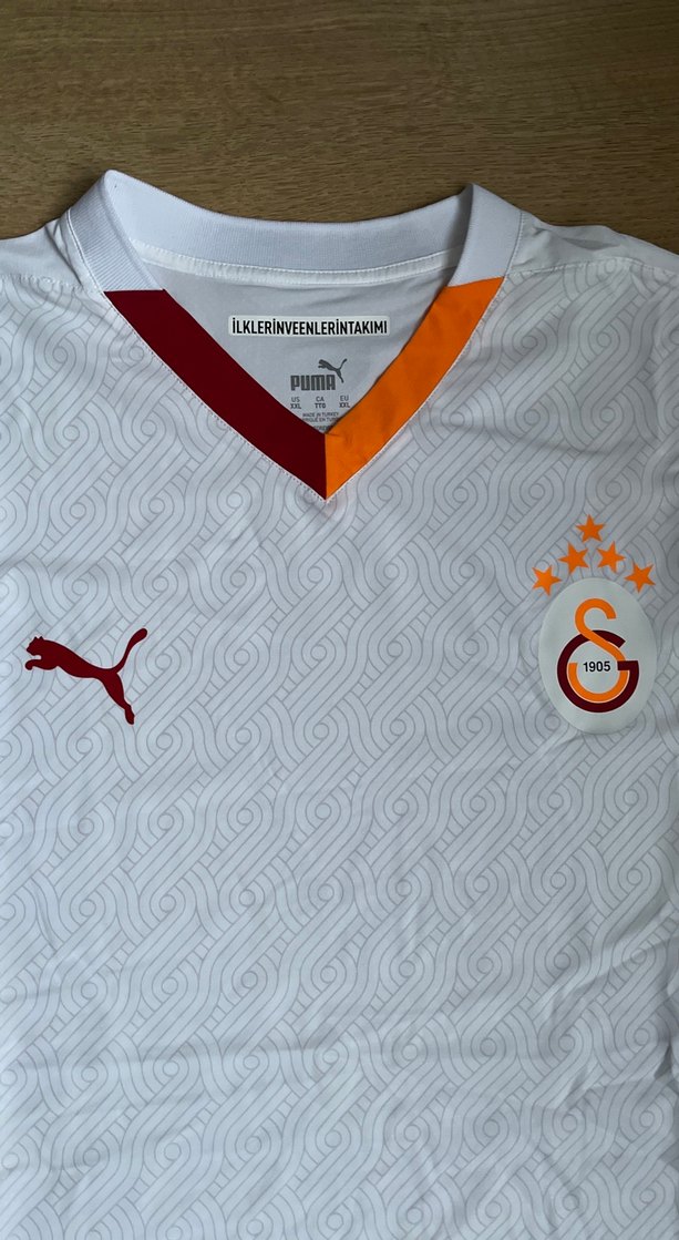 Beyaz Galatasaray Kısa Kollu Forma - Görsel 4