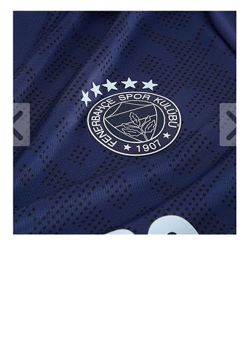 Mavi Erkek Kısa Kollu Fenerbahçe Forması - Görsel 4