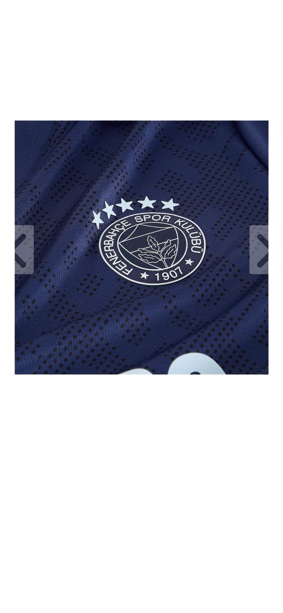 Mavi Erkek Kısa Kollu Fenerbahçe Forması - Görsel 4