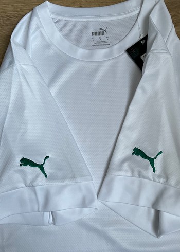 Puma Beyaz Erkek Tişört, Kısa Kollu, Regular Fit - Görsel 3