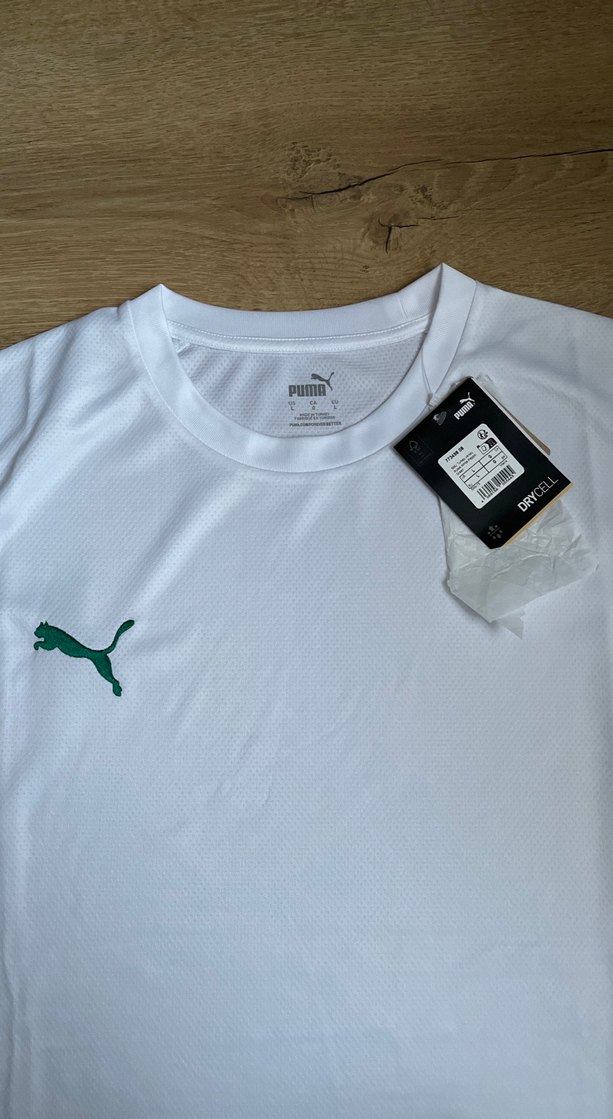 Puma Beyaz Erkek Tişört, Kısa Kollu, Regular Fit - Görsel 2