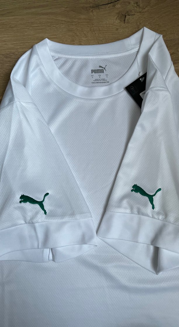 Puma Beyaz Erkek Tişört, Kısa Kollu, Regular Fit - Görsel 3