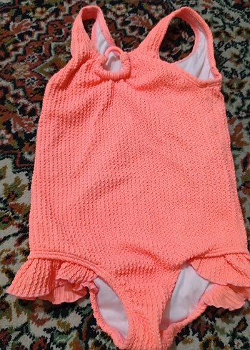 Kız Çocuk Pembe Tek Parça Mayo - Görsel 2