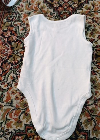 Kolsuz Beyaz Bebek Kız Body - Görsel 2