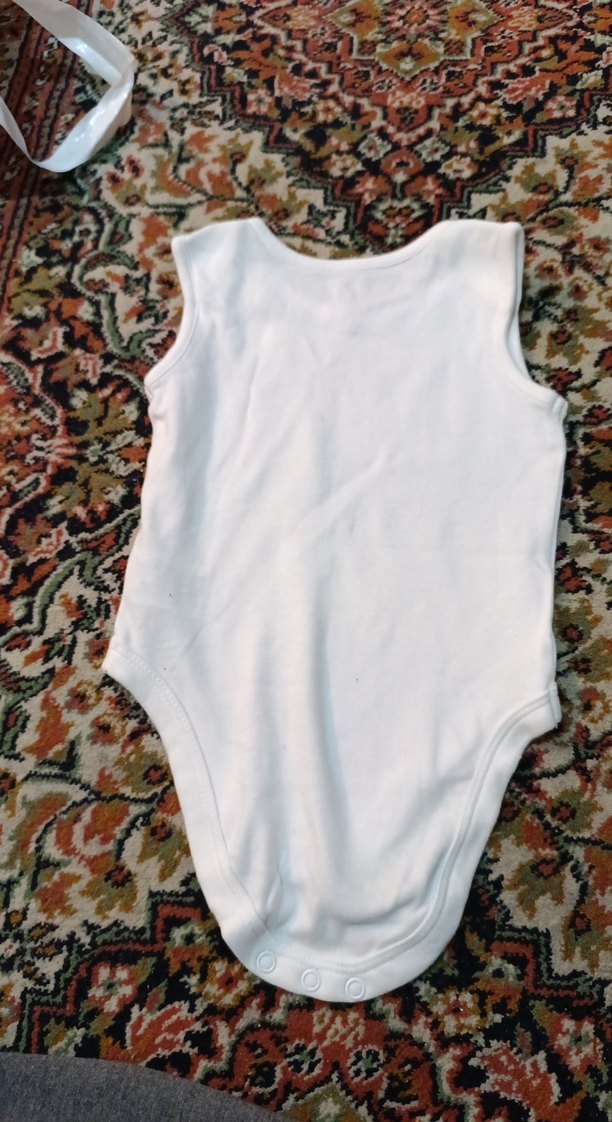 Kolsuz Beyaz Bebek Kız Body - Görsel 2