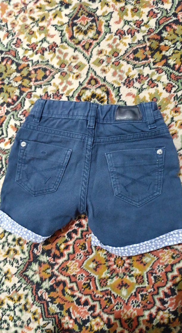 kız Çocuk Renkli Denim Şort - Görsel 2