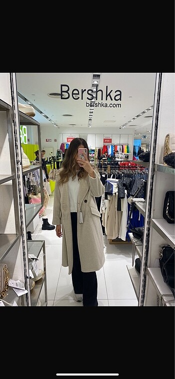s Beden Bershka kaşe kaban