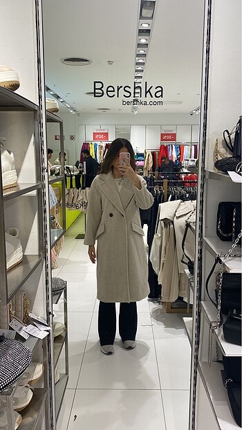 Bershka Bershka kaşe kaban