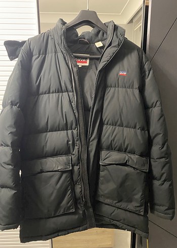 Levis Orijinal Uzun Erkek Mont